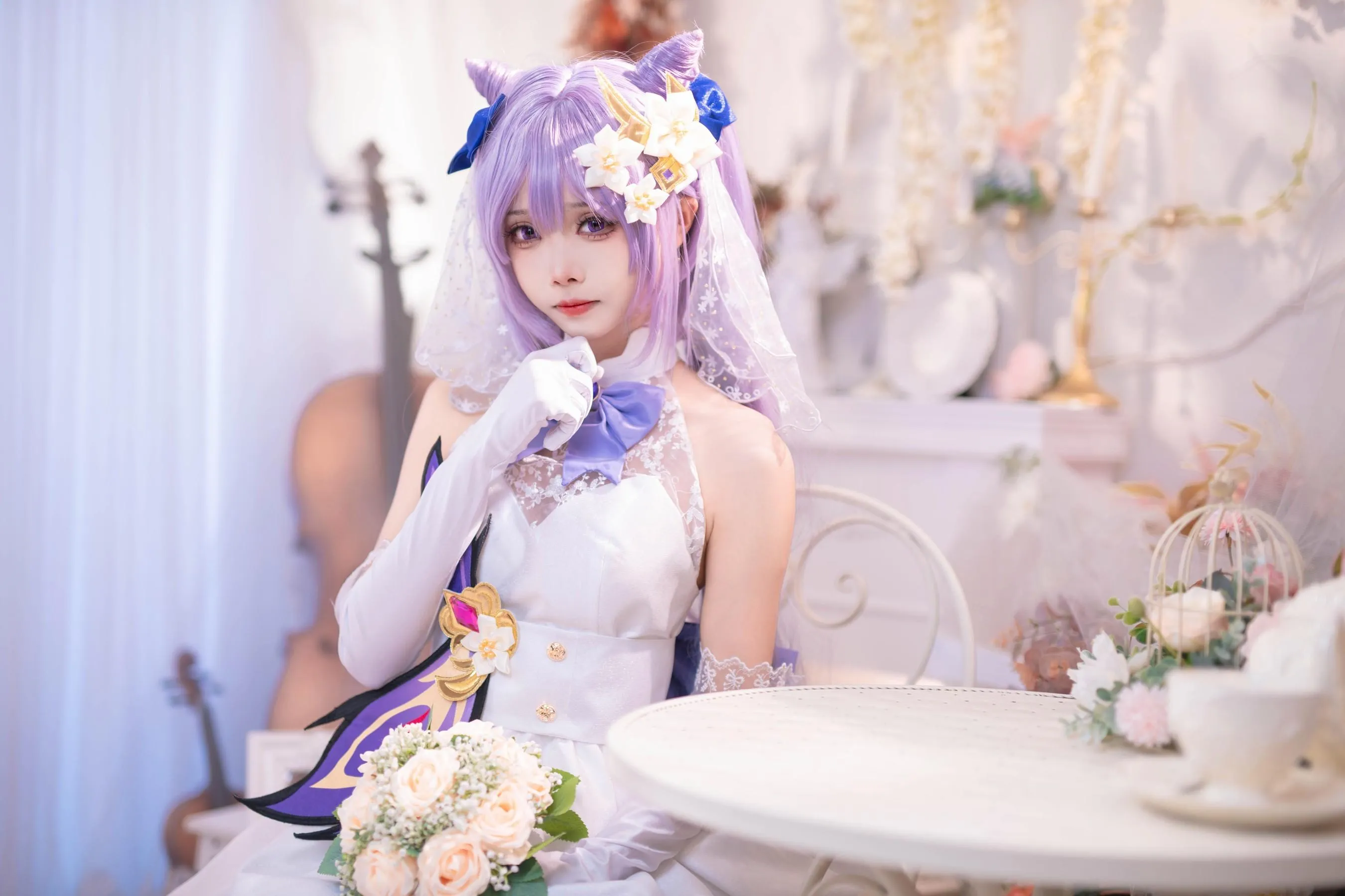 艾西aiwest – NO.02 刻晴花嫁 [40P]插图6